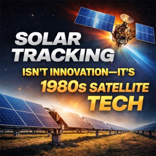 Solar Tracking Isn’t Innovation — It’s 1980s Satellite Tech