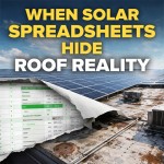When Solar Spreadsheets Hide Roof Reality